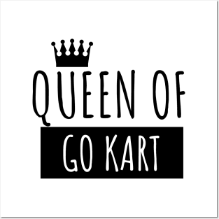 Queen of go kart Posters and Art